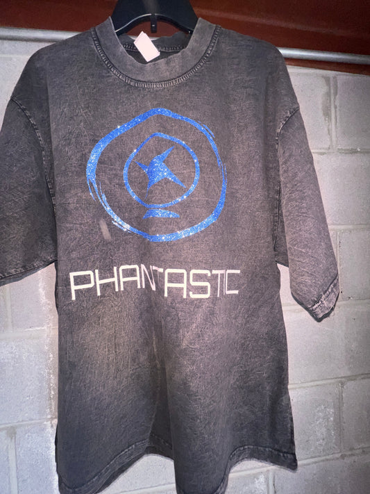 Phantastic Holographic Logo Tee Shirt Black Heavyduty